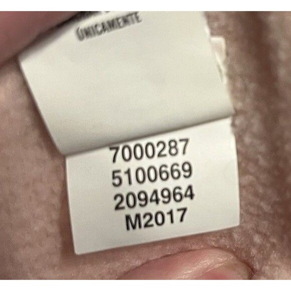 The Children's Place Pink Fuzzy Knit Beanie PomPom Hat Emoji Patches Youth XL - Picture 14 of 14